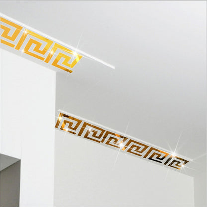 10 Stück Acryl-Wandaufkleber mit Klebefunktion - Spiegel-Deko - Unique Outlet