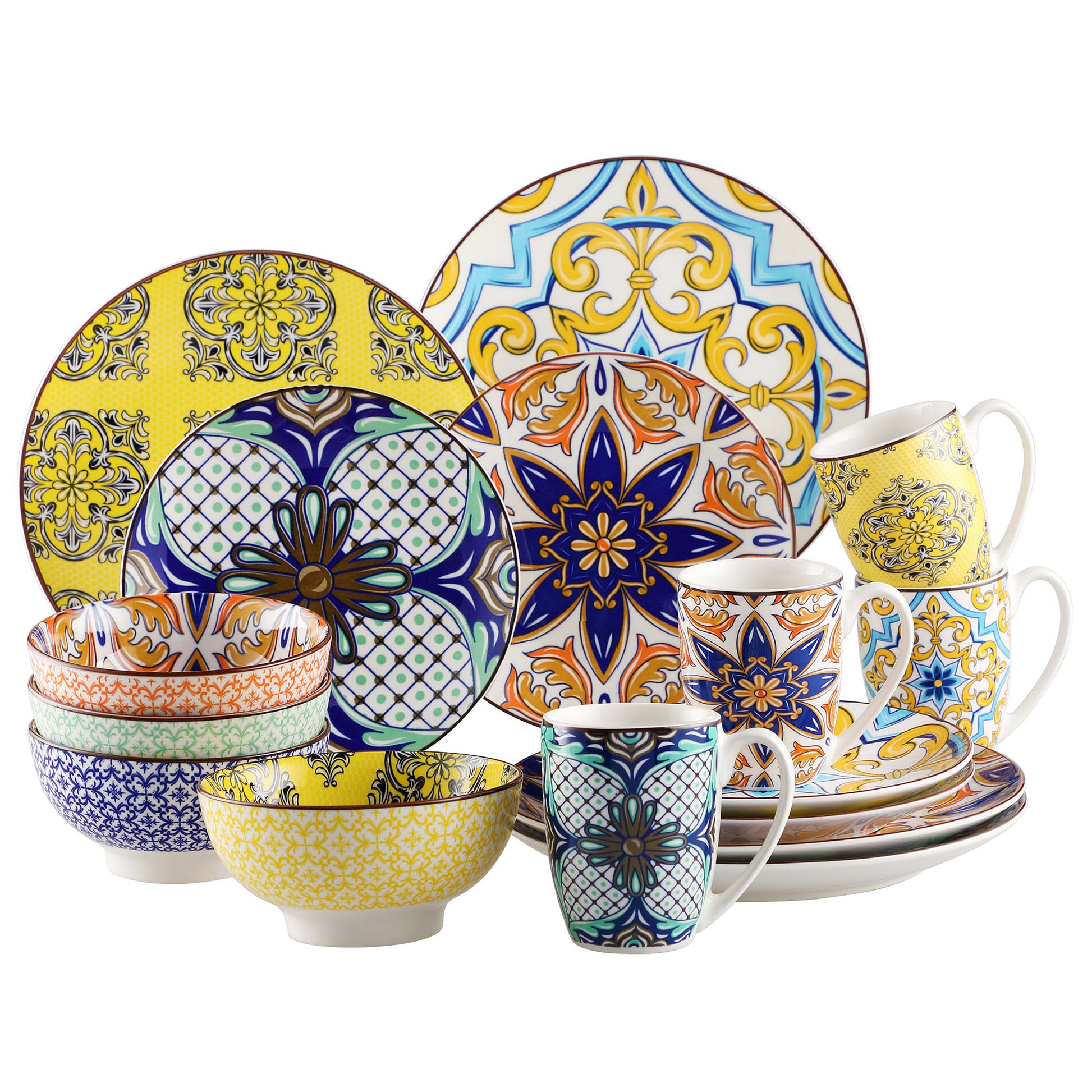 Jasmin Pattern Porzellan Tafelbedarf Geschirr Set - Unique Outlet
