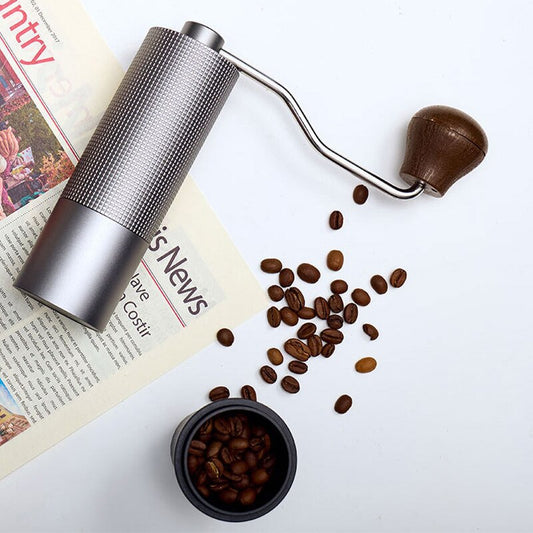 Manuelle Kaffeemühle, handverstellbarer Stahlkern-Mahlwerk, für Küche, tragbar, Hand-Espresso-Kaffeemühle - Unique Outlet
