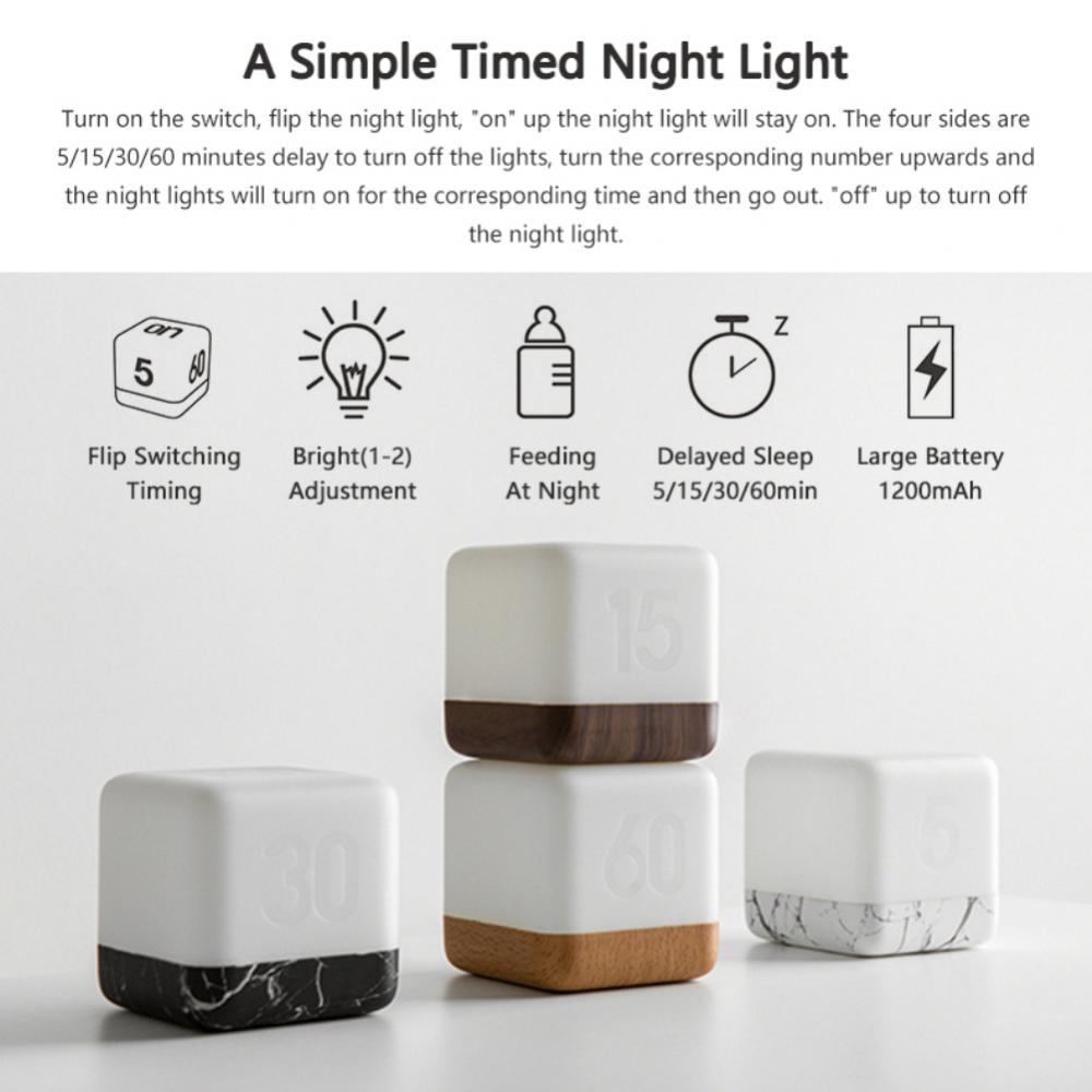 LED Tischlampe(Umdrehfunktion)  mit automatischer Timing-Funktion und USB-Aufladung - Unique Outlet