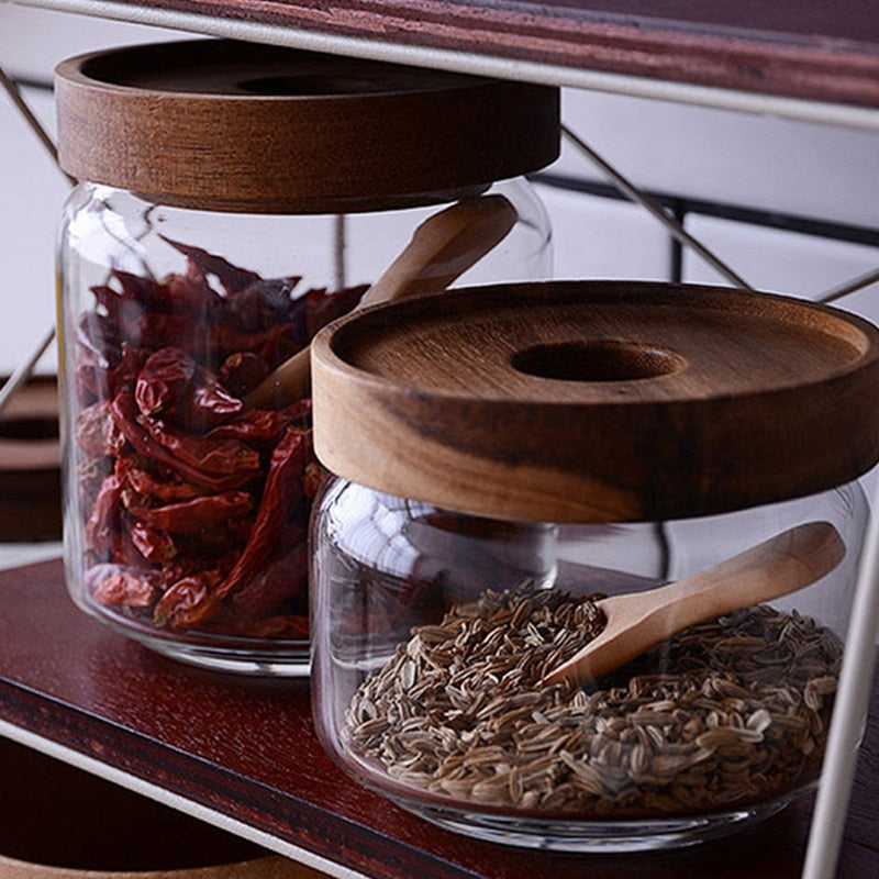 4 Stück Mini-Holzlöffel, Zucker-Tee-Kaffee-Löffel, Küchen-Gadgets - Unique Outlet