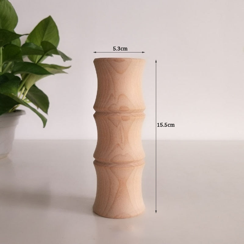 Holzvase für Pflanzen - Unique Outlet
