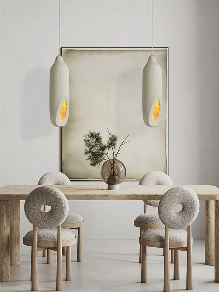 Wabi-Sabi Serie - Moderne Hängeleuchte für Wohn- & Esszimmer, Schlafzimmer, Bar & Hotel - Unique Outlet