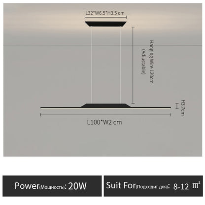 LED-Strip-Hängelampe - Unique Outlet