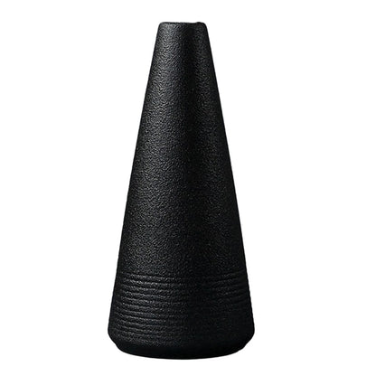 Schwarze keramische Vase für Heimdekoration - Unique Outlet