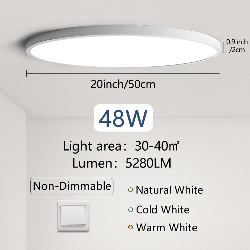 Smart LED Deckenleuchte 48W - Unique Outlet