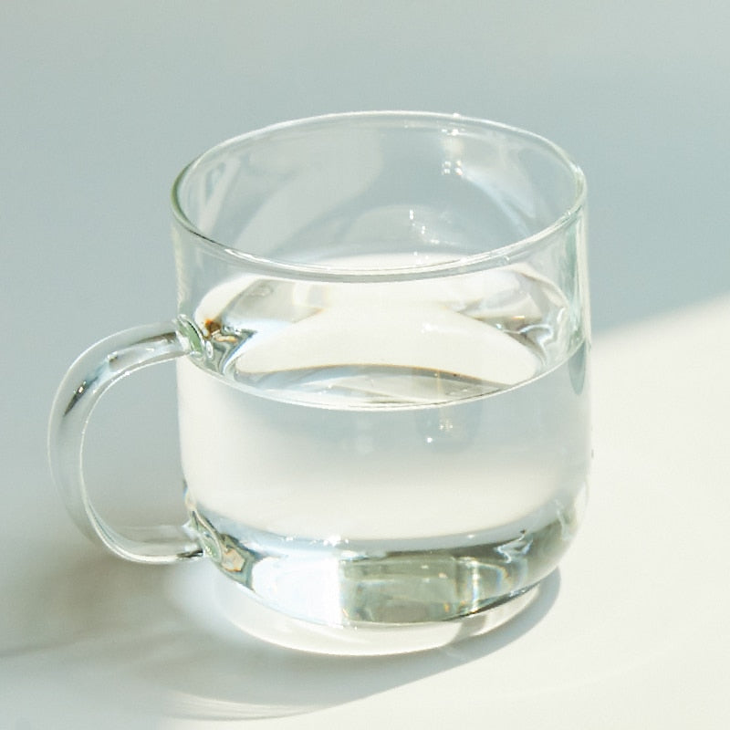 Hitzebeständige bunte Kaffeegläser mit Henkel, Haushalts-Milch-Frühstücksbecher, nordische moderne Trinkgläser - Unique Outlet