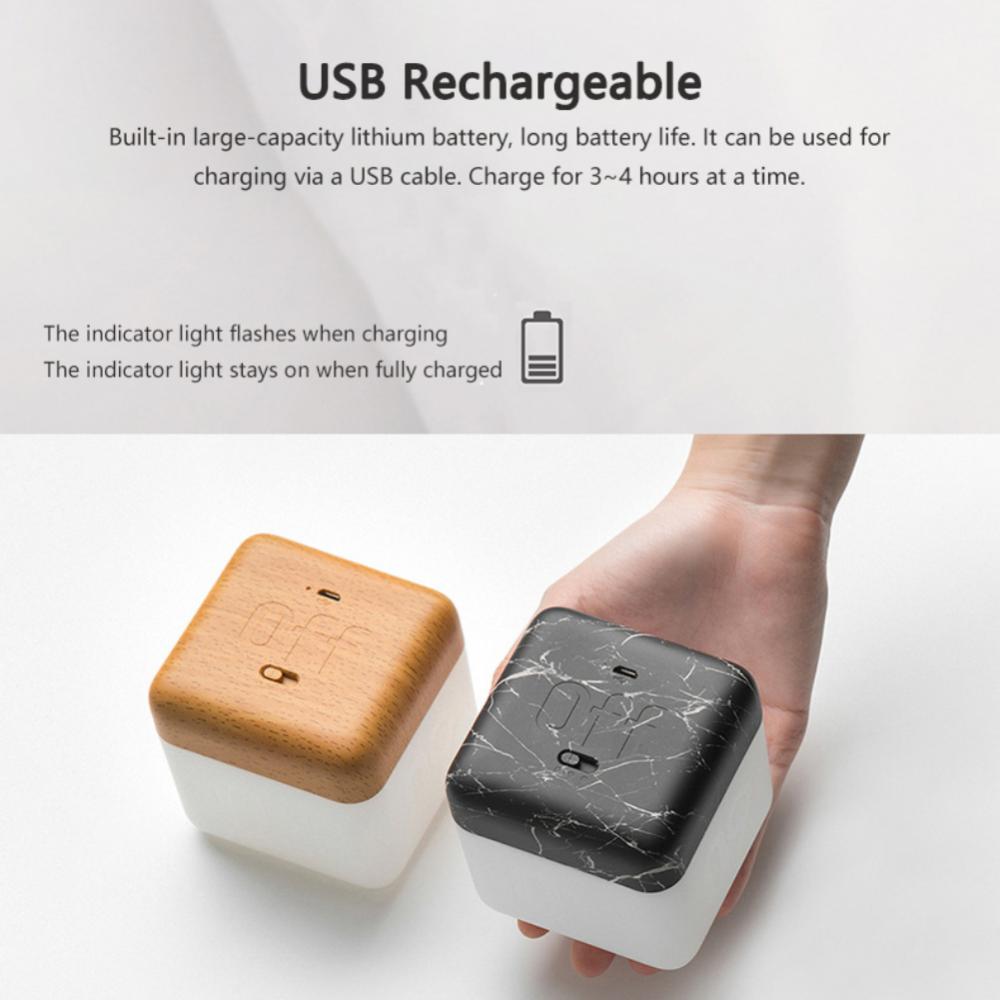 LED Tischlampe(Umdrehfunktion)  mit automatischer Timing-Funktion und USB-Aufladung - Unique Outlet