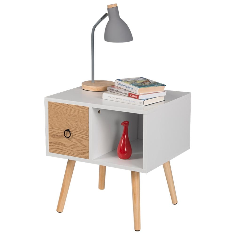 Nachttisch/Couchtisch mit Schublade und Stauraum - Unique Outlet