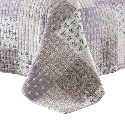Bettüberwurf Steppdecke Doppelt Gepolstert in Wendemuster, 150x220cm, 1.1kg, Heimtextilien - Unique Outlet