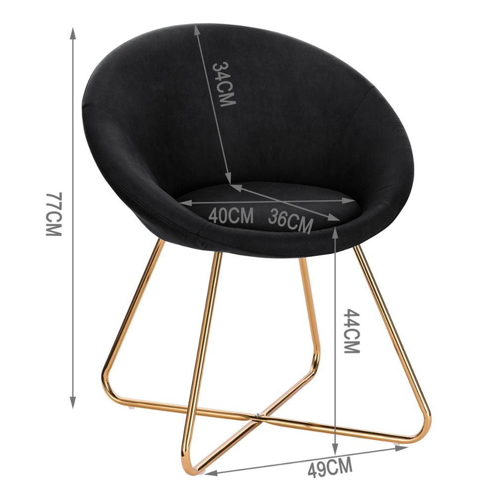 Esszimmerstuhl mit gepolsterter Sitzfläche für Küche, Wohnzimmer, Lounge, Konferenzraum. Mit Armlehnen und Rückenstütze. Verschiedene Materialvarianten - Unique Outlet