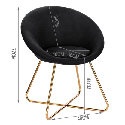 Esszimmerstuhl mit gepolsterter Sitzfläche für Küche, Wohnzimmer, Lounge, Konferenzraum. Mit Armlehnen und Rückenstütze. Verschiedene Materialvarianten - Unique Outlet