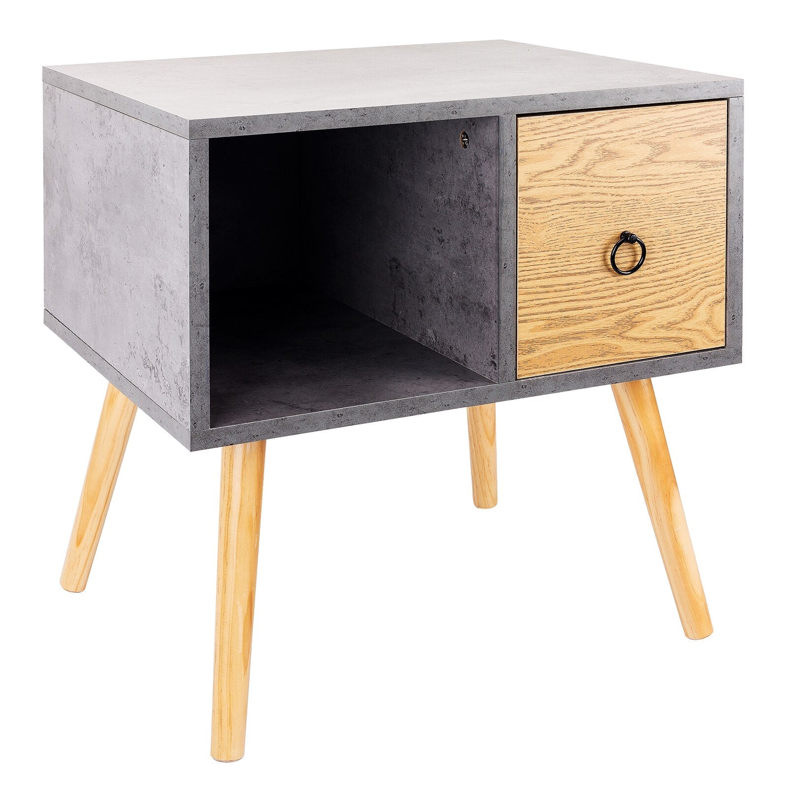 Nachttisch/Couchtisch mit Schublade und Stauraum - Unique Outlet