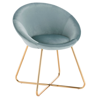 Esszimmerstuhl mit gepolsterter Sitzfläche für Küche, Wohnzimmer, Lounge, Konferenzraum. Mit Armlehnen und Rückenstütze. Verschiedene Materialvarianten - Unique Outlet
